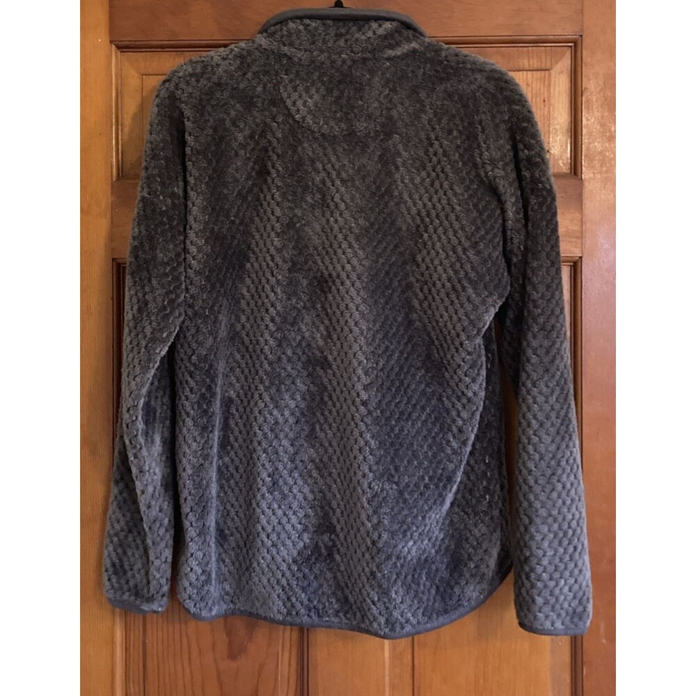Simply Southern Womens M Grey Textured Fleece Pullover Sweatshirt Cozy Warm - Picture 2 of 7